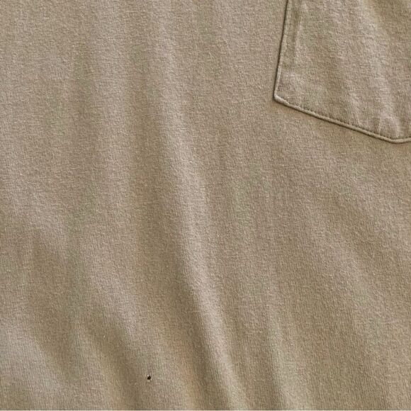 Carhartt T-Shirt Men’s Large Tall Khaki Short Sleeve Loose Fit. - Picture 11 of 12